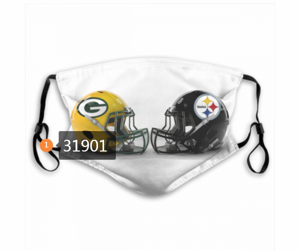 NFL Pittsburgh Steelers 512020 Dust mask with filter->nfl dust mask->Sports Accessory